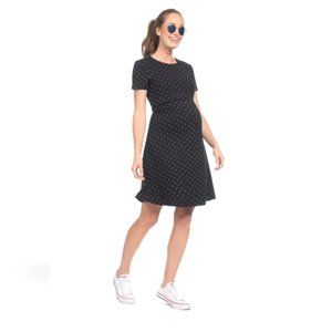 Seraphine Maternity Polka Dot Nursing Dress Size 2
